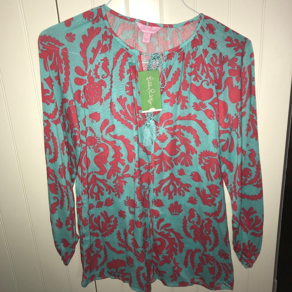 Lily Pulitzer Etta Top/Printed Coverup